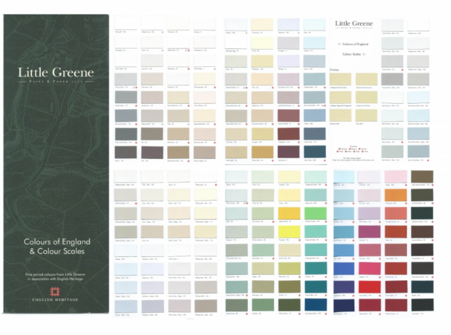 Colour Palette from Little Greene Paint