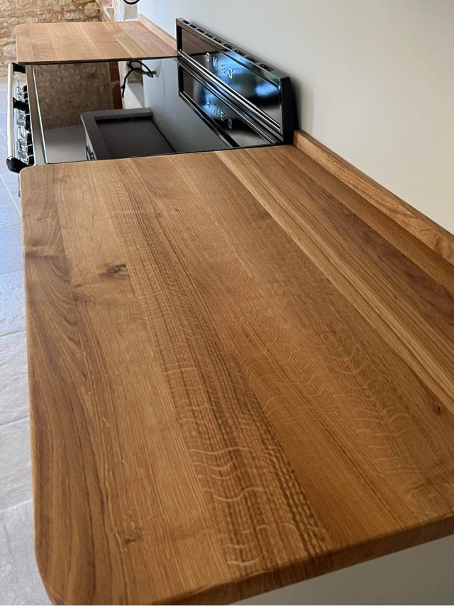 Solid Wood Kitchen Worktop made from Oak
