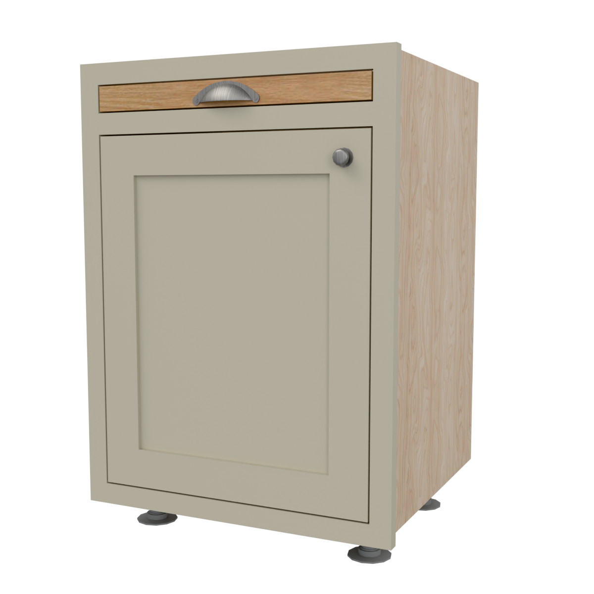 Base Solid Oak Chopping Board over 1 Door