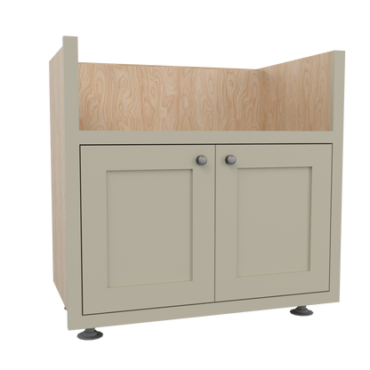 876 Base Double Belfast Sink 2 door