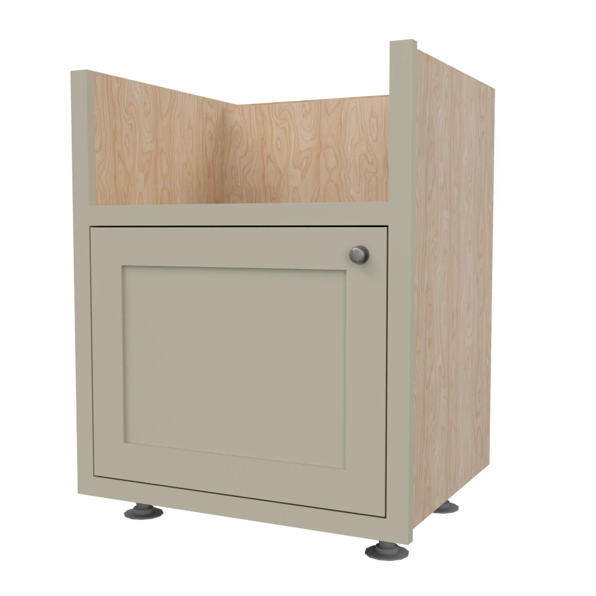 676 Base Single Belfast Sink 1 door