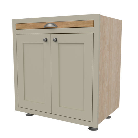 Base Solid Oak Chopping Board over 2 Door