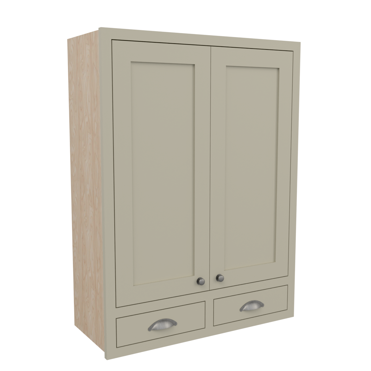 Dresser 2 door over 2 drawer (1400mm High)