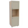 Tall Appliance Housing Single Integrated Oven Door Above Door Below