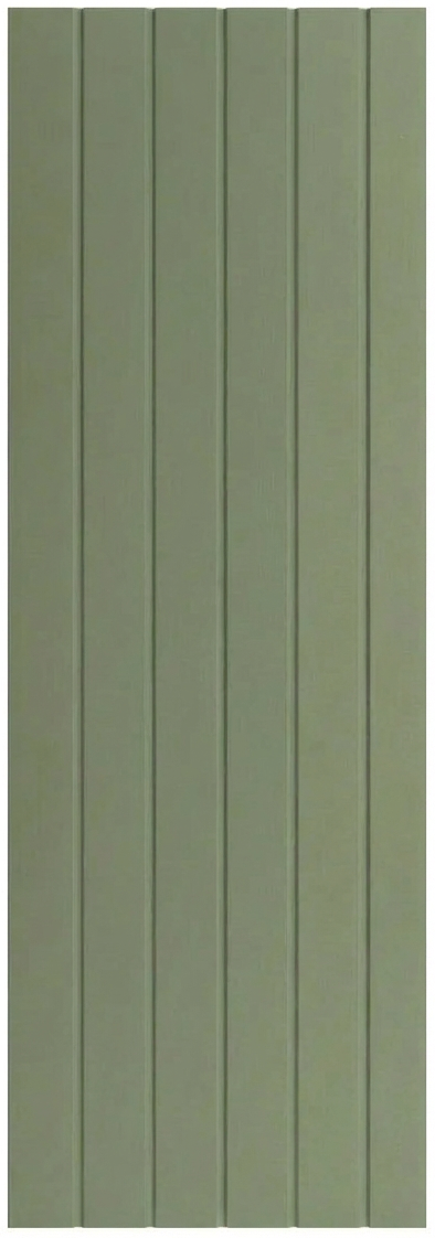 Tall V-Grooved End Panel